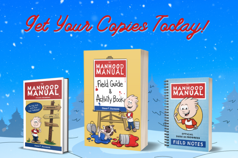The Manhood Manual Book Series in a Winter Wonderland